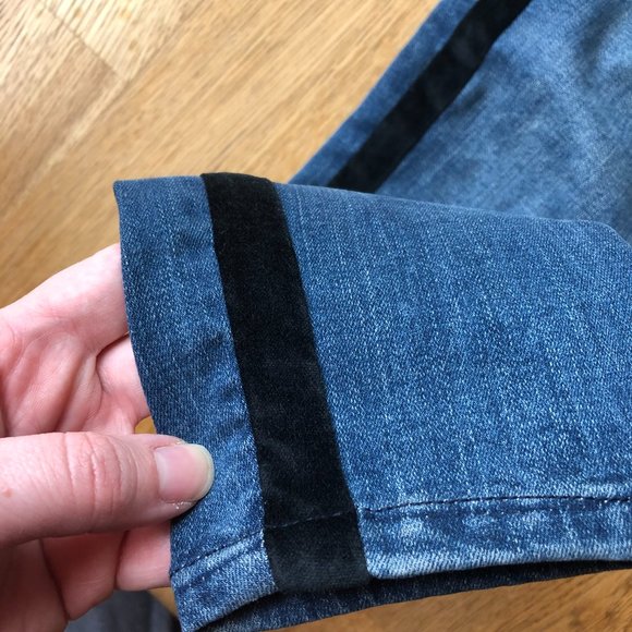 DL1961 Florence Ankle Tuxedo Stripe Jeans Size 26 - Picture 4 of 14